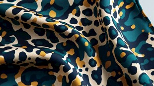 动物纹理图案的织物