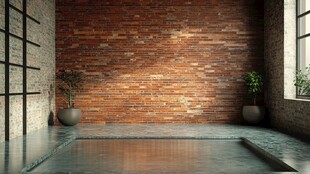 现代砖墙室内设计