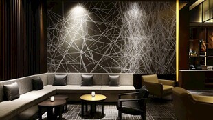 现代酒店大堂休息区