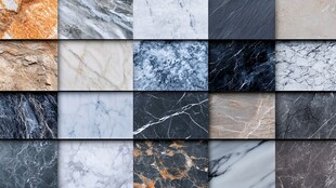 自然石材纹理的多样性