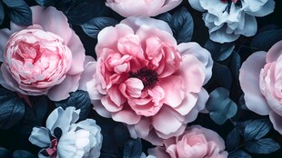 绚烂花卉的艺术魅力