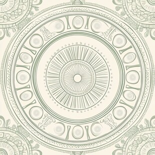 华丽曼陀罗图案