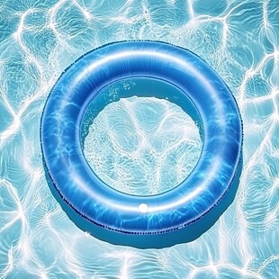 蓝色内胎 浅水区玩具