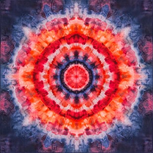 扎染曼陀罗
