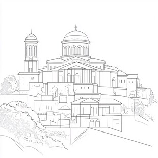 西班牙巴塞罗那的圣家大教堂