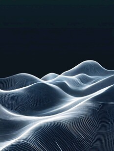 抽象的数字景观