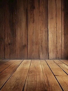 古老的木墙和地板