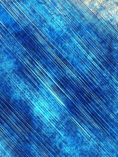 蓝色抽象画