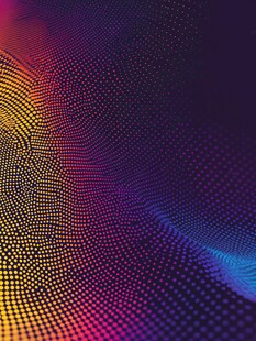 抽象的数字景观