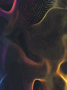 抽象的数字景观