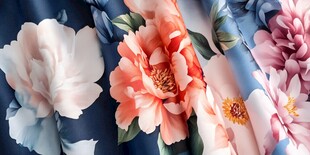 花卉图案的织物