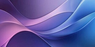 抽象紫蓝波浪