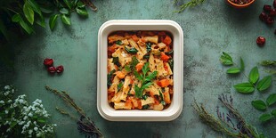 美味意面食材展示