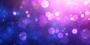 紫色光晕的宇宙之夜