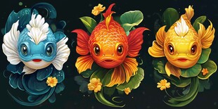 金鱼幻想艺术