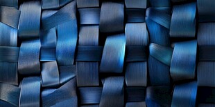 金属蓝编织纹理