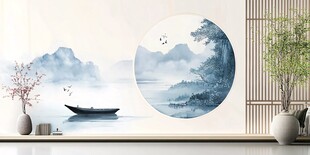 山水画风格的室内设计
