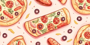 意大利风味的美味披萨