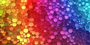 五彩斑斓的泡泡世界