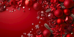 圣诞红装饰风格