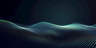 抽象的数字景观