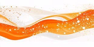动态抽象橙色波浪背景