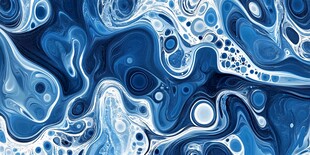 抽象蓝色大理石纹理