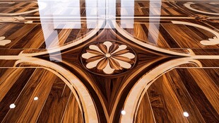 奢华木地板艺术设计