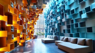 现代艺术风格的室内设计