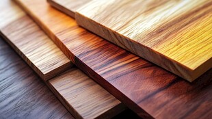 木材纹理与颜色变化