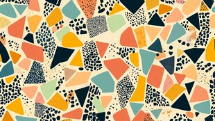 抽象派几何图案