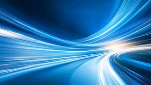 抽象的蓝色速度