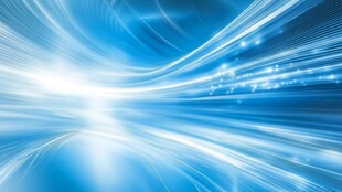 蓝色抽象数字艺术