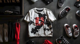 衣服与鞋子时尚展示