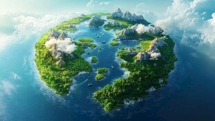 云端之上的绿色天堂