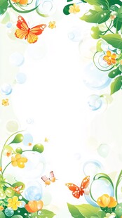 蝴蝶花园的清新之旅