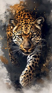 豹纹艺术 野性之美