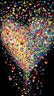 五彩斑斓的心脏