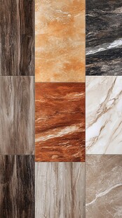 自然纹理的拼贴画