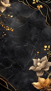 奢华金花大理石纹背景