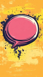 纹理背景上的彩色对话框