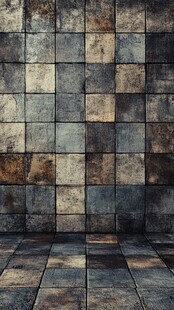 古老的砖墙和地板