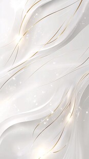 白色与金色抽象艺术