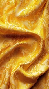 金色丝绸的复杂图案