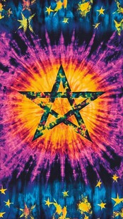 五芒星扎染爆炸