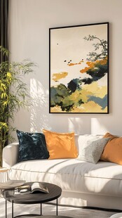 现代抽象艺术与室内设计的和谐融合