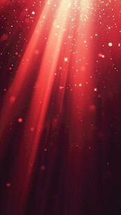红光闪耀的粒子世界