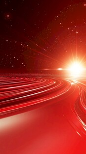 红色光芒的宇宙之旅