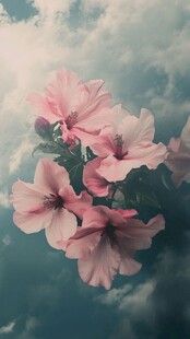 云雾缭绕的花海