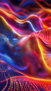 抽象的数字景观